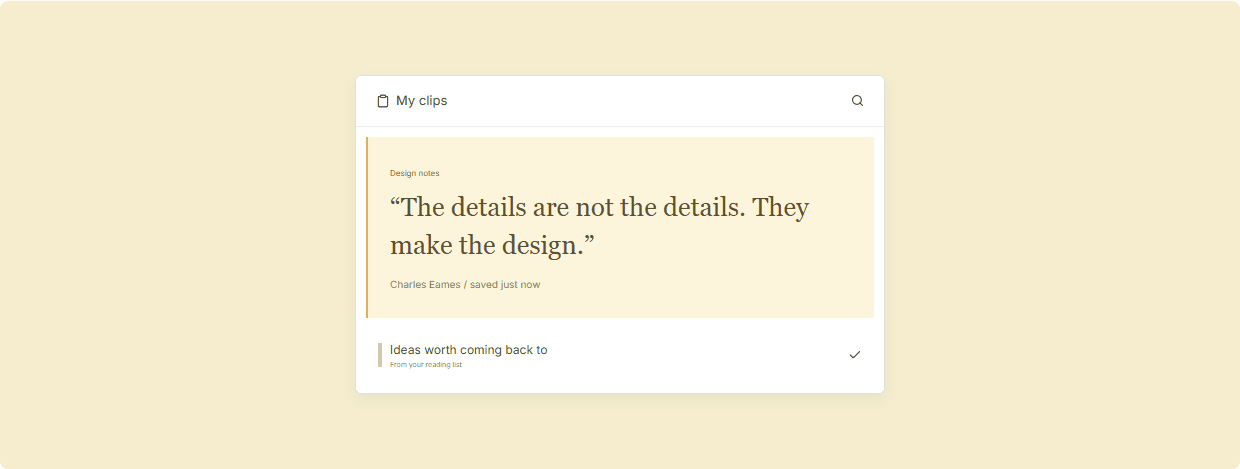 Clipnote illustrative concept preview